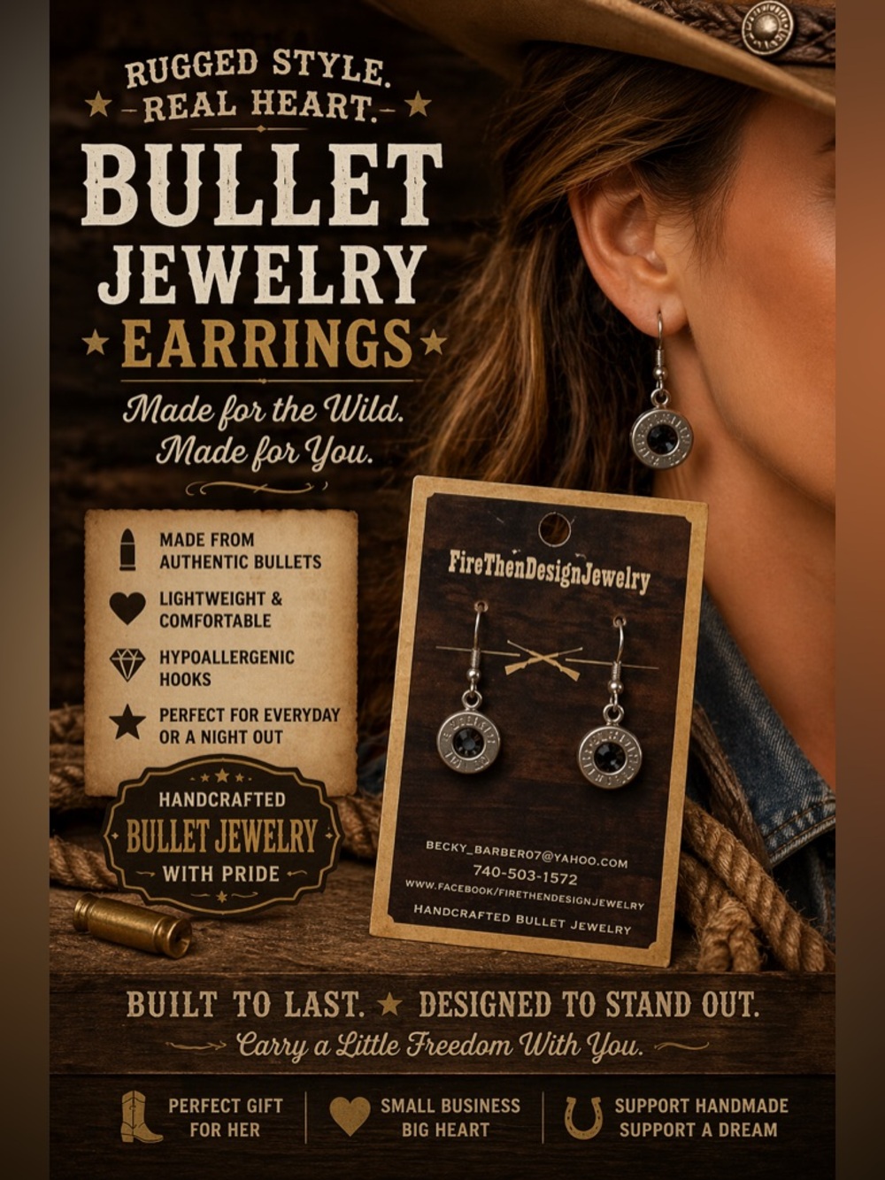 Bullet Jewelry Earrings